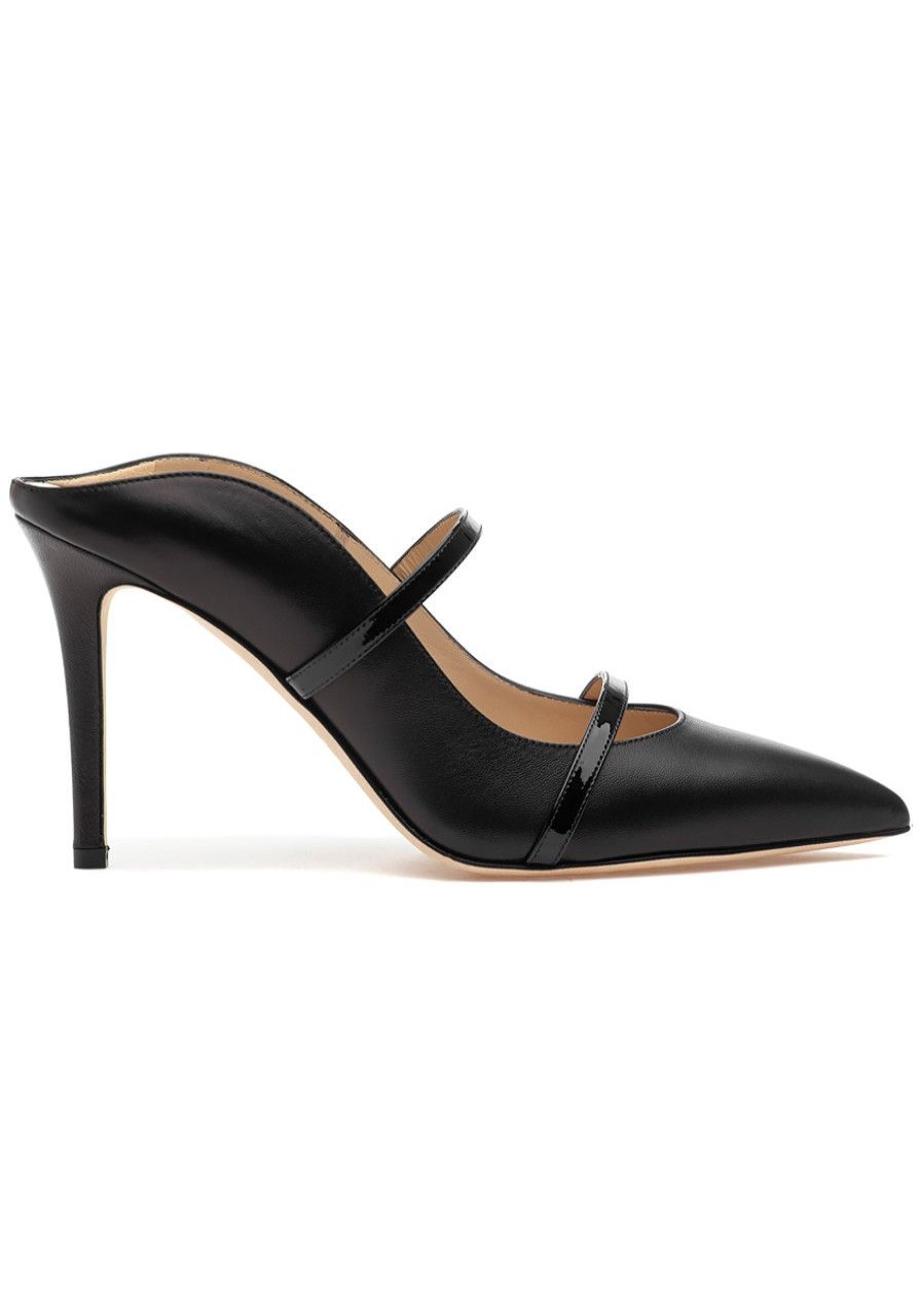 Women 275 Central Mules & Clogs | Manning Mule Black Leather