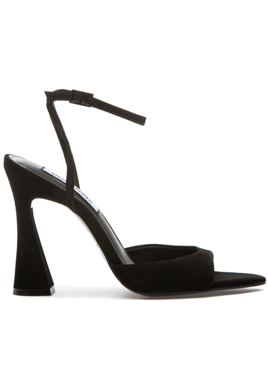 Women Steve Madden Pumps | Beki Sandal Black Nubuck