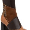 Women See by Chloe Boots | Tyra Patchwork Boot Brown/Tan Multi Snake