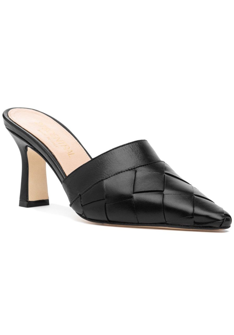 Women 275 Central Mules & Clogs | Chara Mule Black Leather