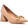 Women Jeffrey Campbell Pumps | Happy Hour Pump Natural Leather