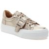 Women J/Slides Sneakers | Giddy Sneaker Gold Leather