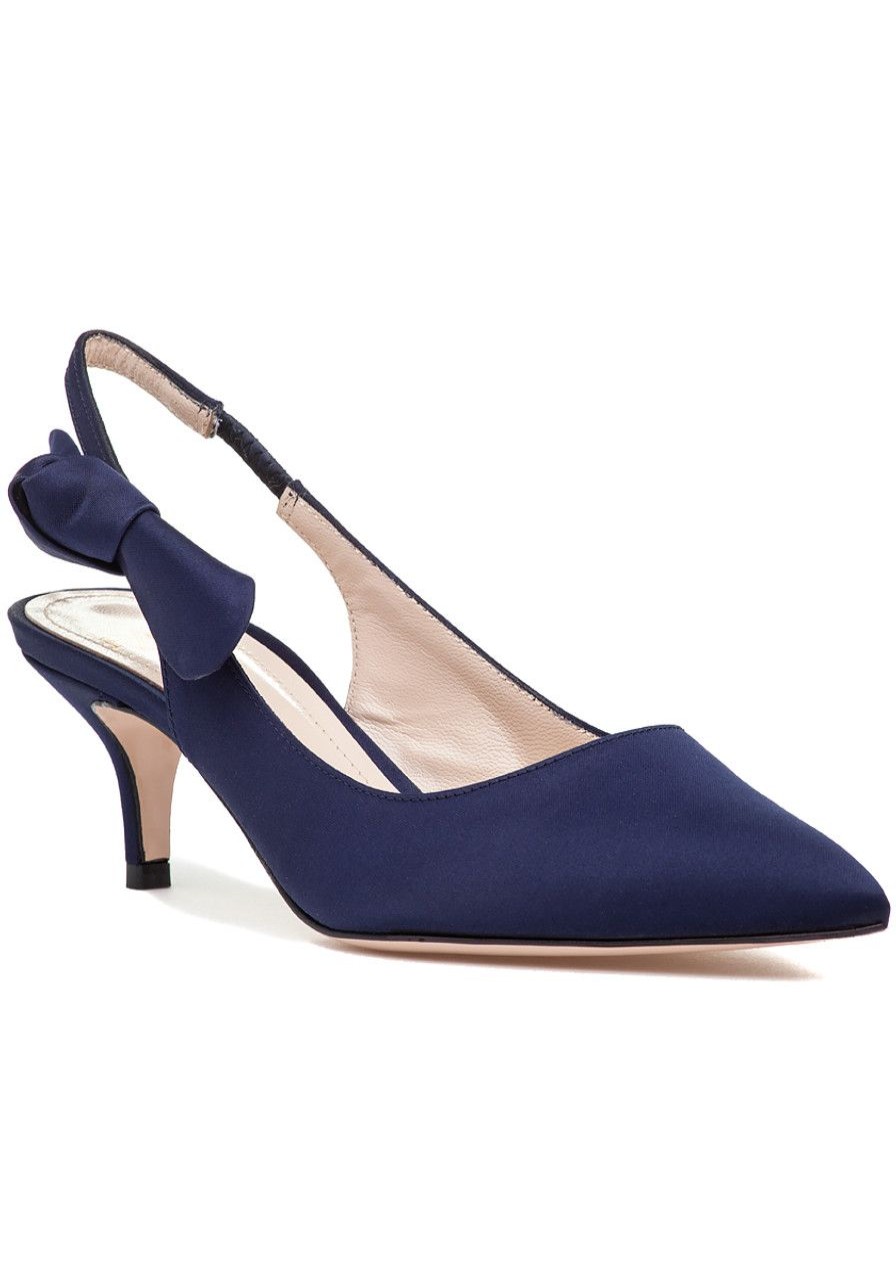 Women Roberto Festa Pumps | Dea Pump Navy Satin