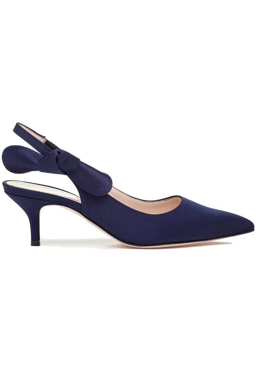 Women Roberto Festa Pumps | Dea Pump Navy Satin
