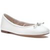 Women Sam Edelman Flats | Felicia Flat White Leather