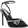 Women Steve Madden Pumps | Viable Pump Black Satin