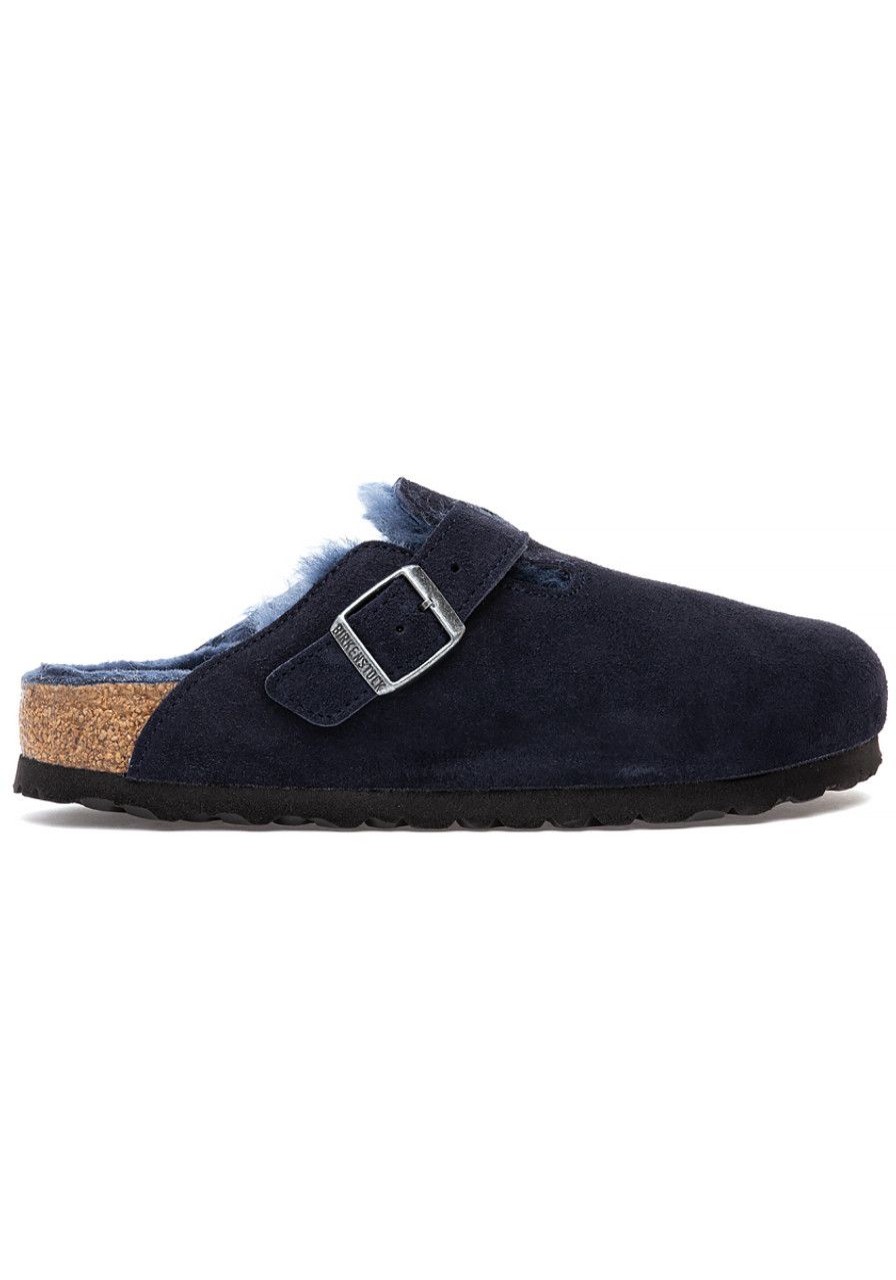 Women Birkenstock Mules & Clogs | Boston Shearling Clog Midnight