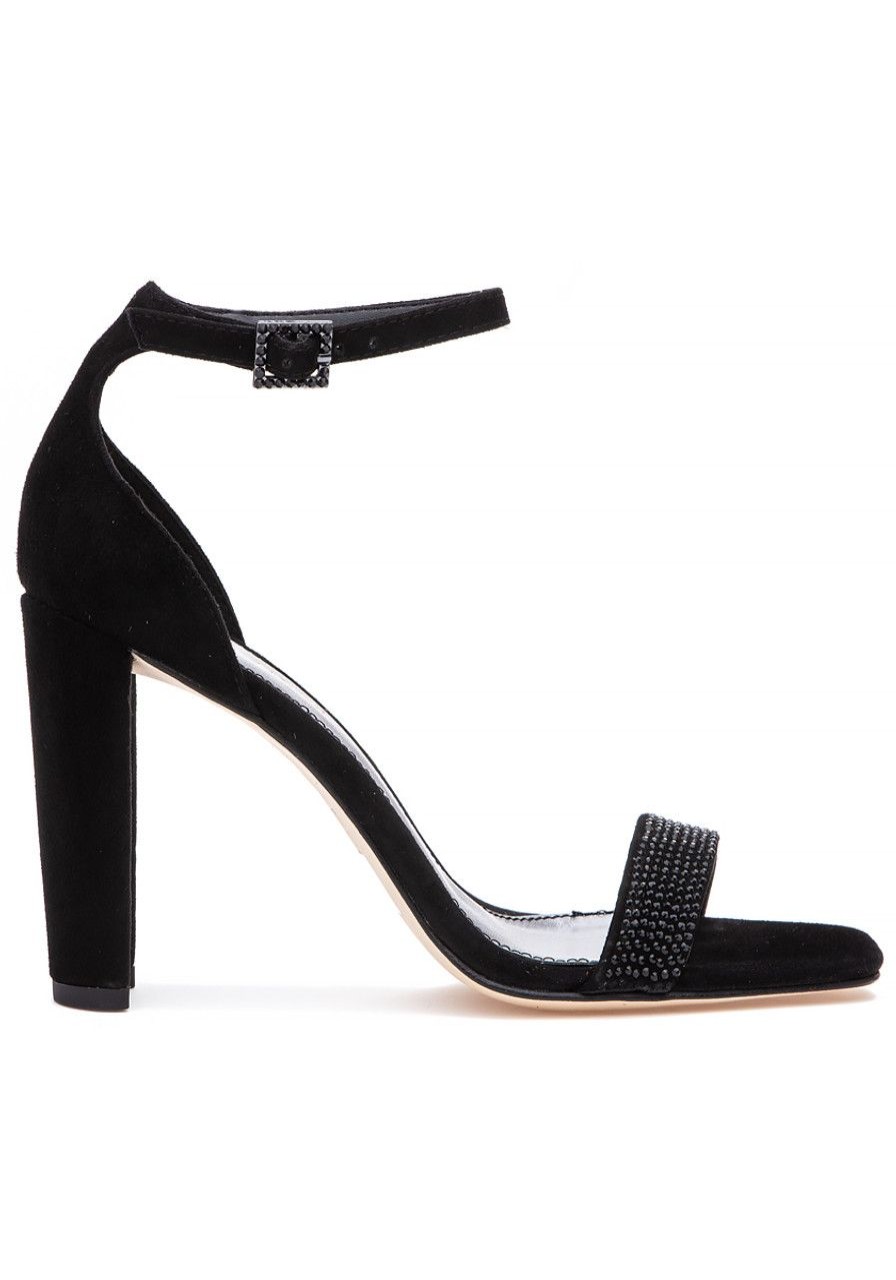 Women Pelle Moda Sandals | Gabi 3 Sandal Black Suede
