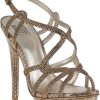 Women Pelle Moda Sandals | Flirt Evening Sandal Bronze Snake