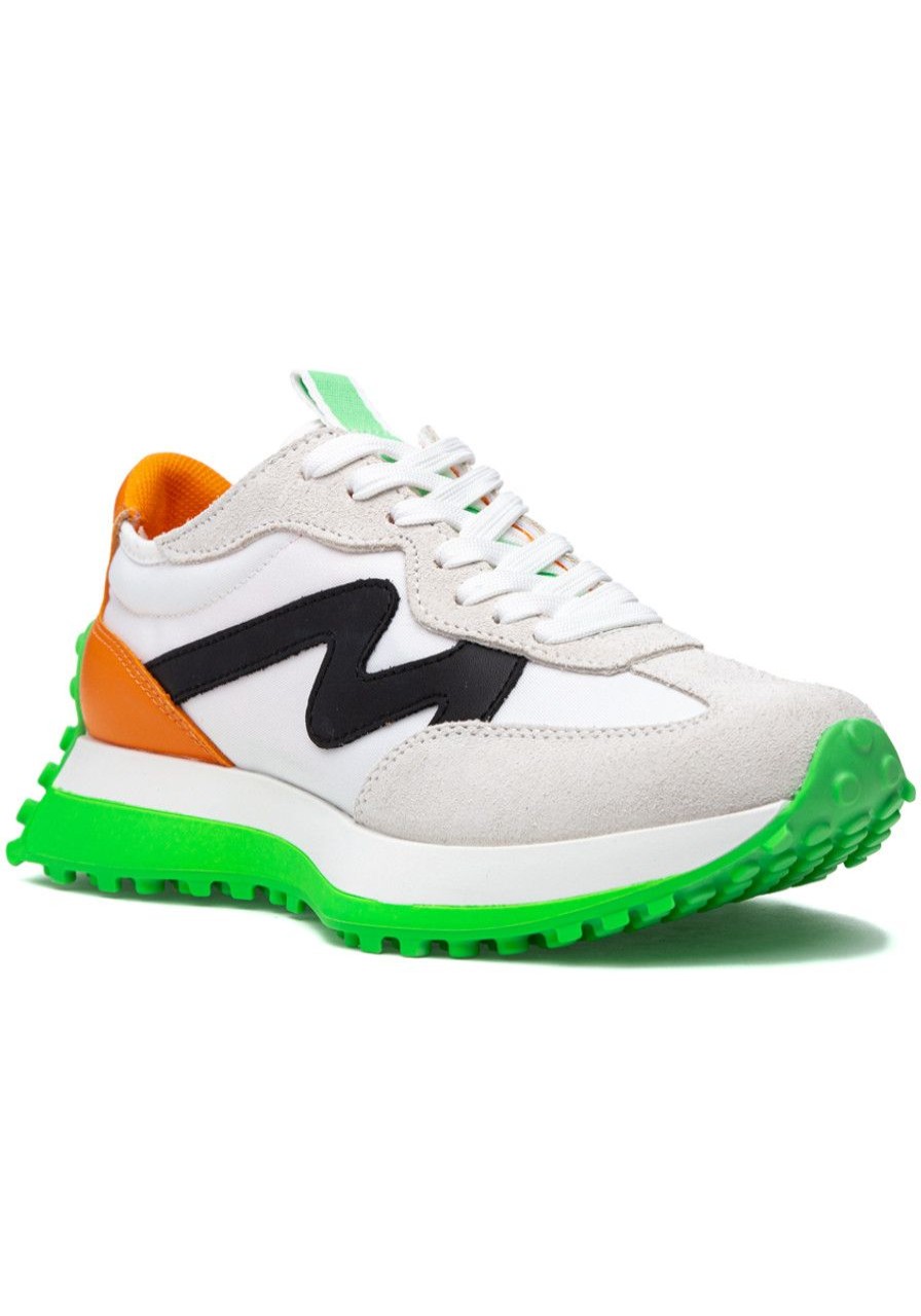 Women Steve Madden Sneakers | Campo Sneaker White Multi