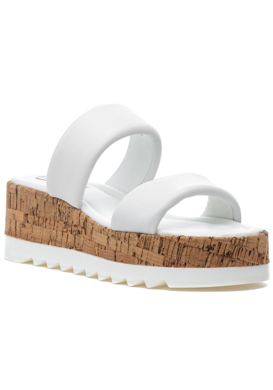Women Steve Madden Sandals | Defuse Sandal White