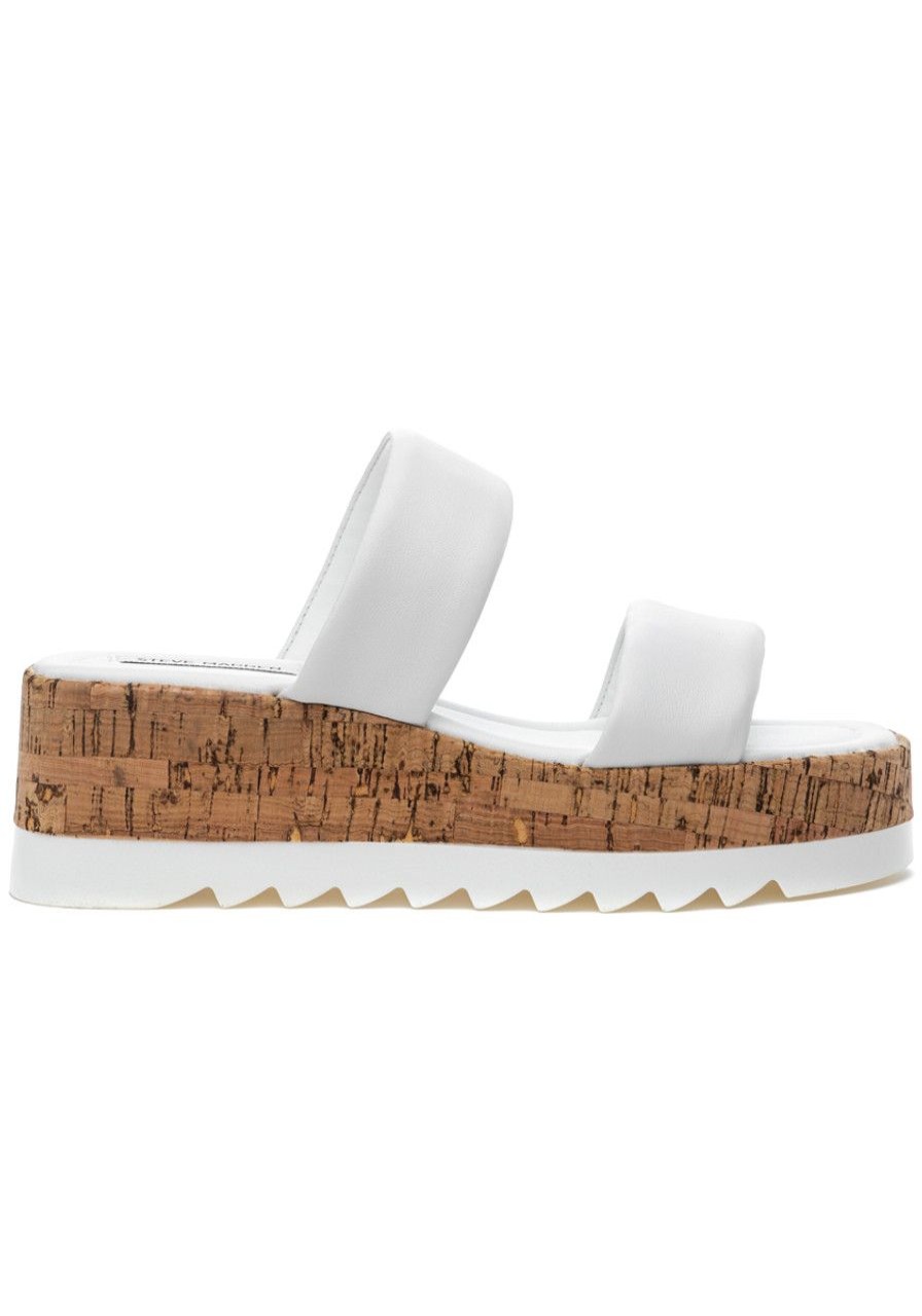 Women Steve Madden Sandals | Defuse Sandal White
