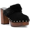 Women 275 Central Mules & Clogs | Princess Clog Black Suede