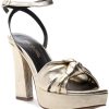 Women 275 Central Sandals | Miles Sandal Platino Metallic Leather
