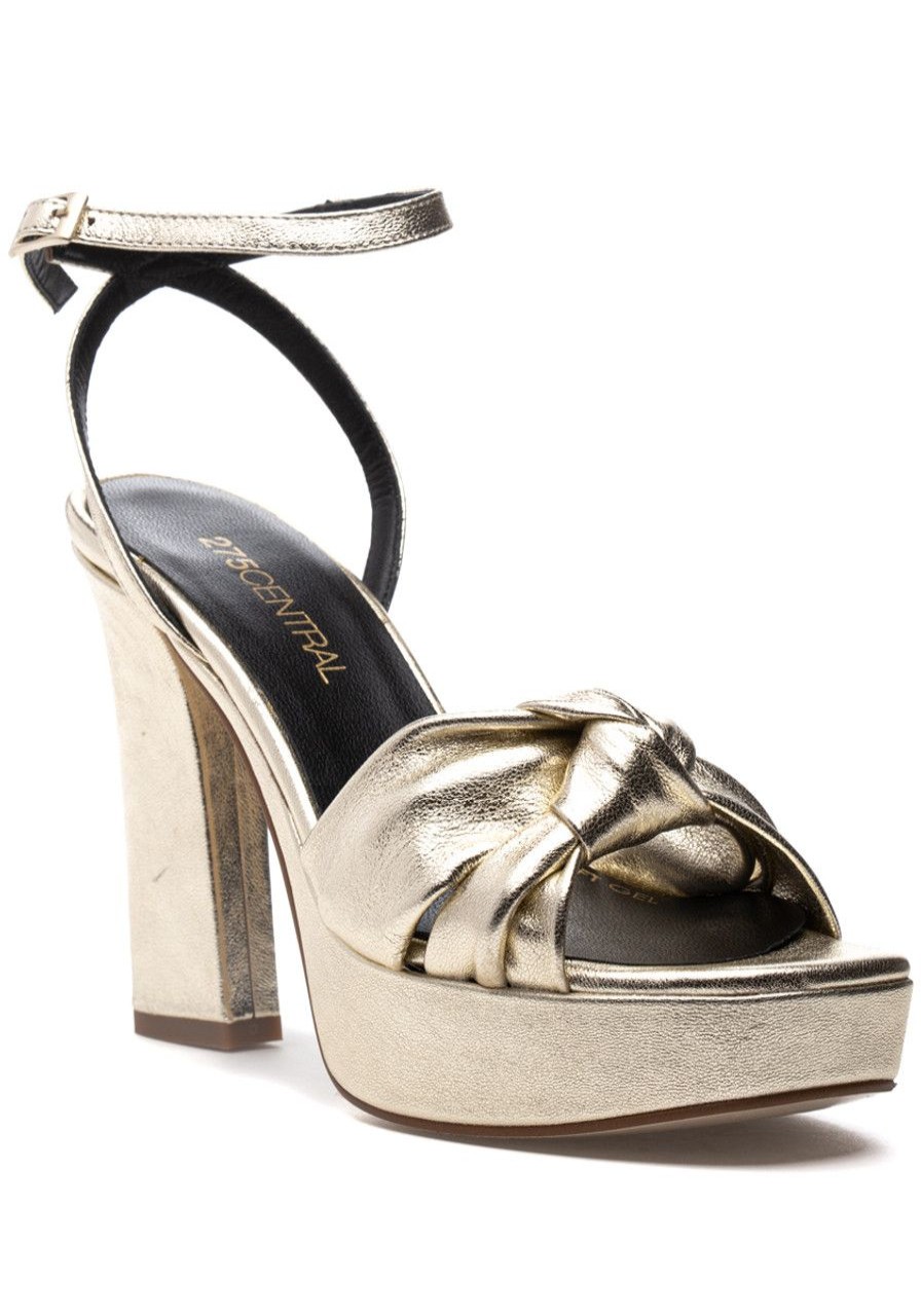 Women 275 Central Sandals | Miles Sandal Platino Metallic Leather