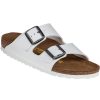 Women Birkenstock Sandals | Arizona Sandal White Birko-Flor