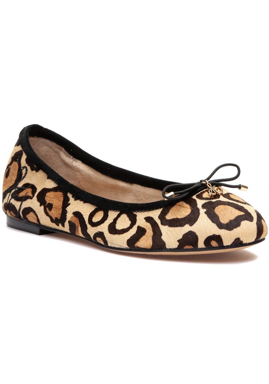 Women Sam Edelman Flats | Felicia Flat Leopard