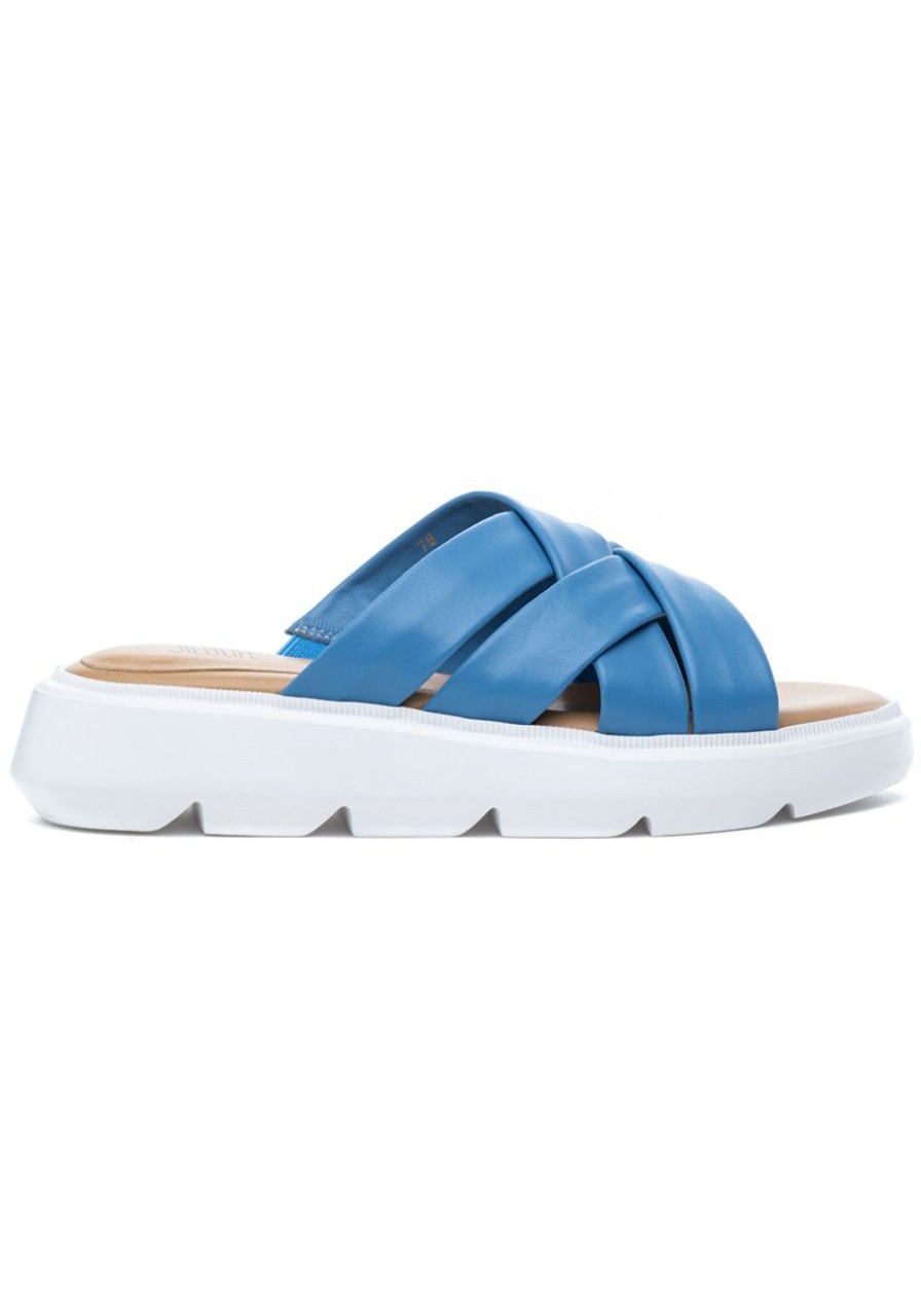 Women Jildor Sandals | Cleary Sandal Blue Nappa