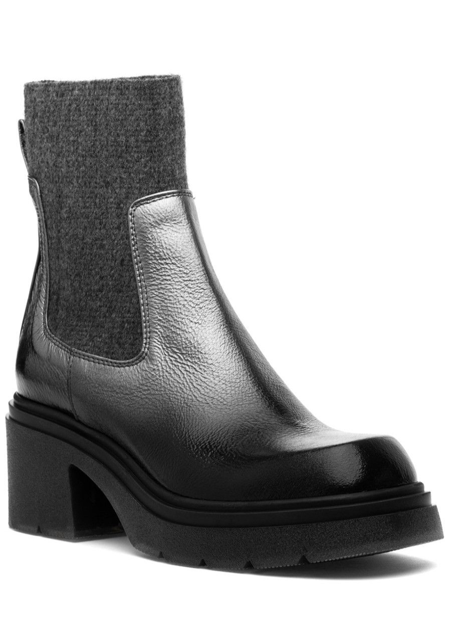 Women 275 Central Boots | Foxy Boot Black/Pewter Leather