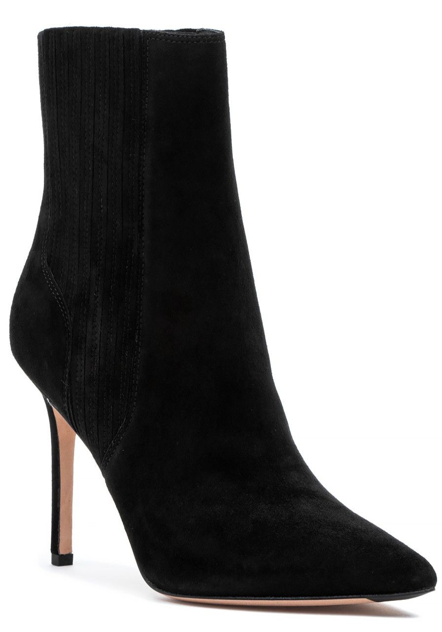 Women Veronica Beard Boots | Lisa Boot Black Suede