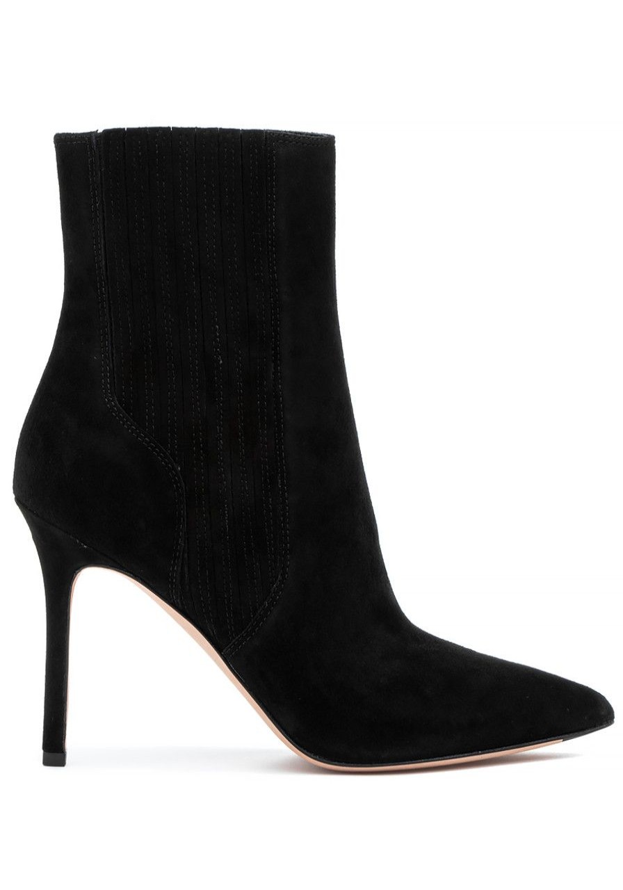 Women Veronica Beard Boots | Lisa Boot Black Suede