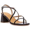 Women 275 Central Sandals | Fox Sandal Black Leather