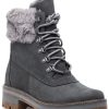 Women Timberland Boots | Courmayeur Valley 6-Inch Boot Medium Grey Waterproof Nubuck