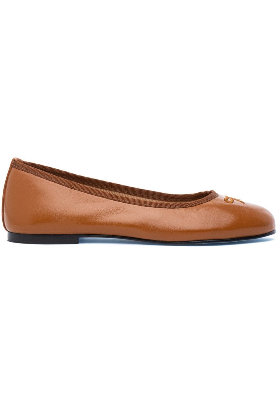 Women French Sole Flats | Kathy Flat Praline