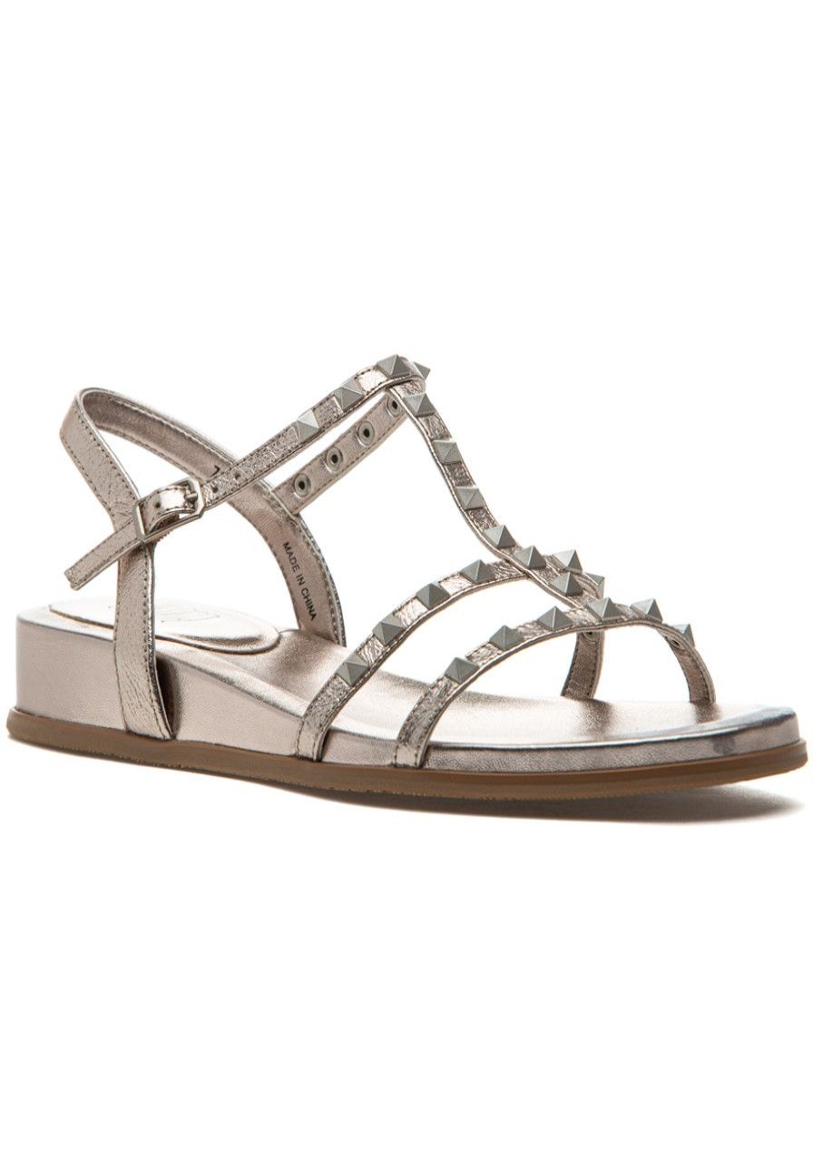 Women Jildor Sandals | Nelina Sandal Shell Graine Metallic