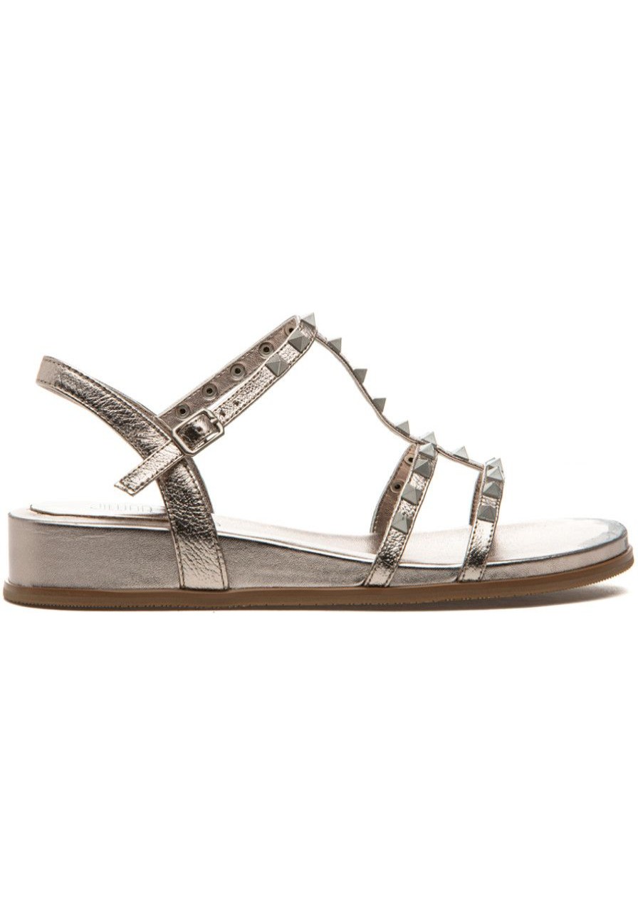 Women Jildor Sandals | Nelina Sandal Shell Graine Metallic