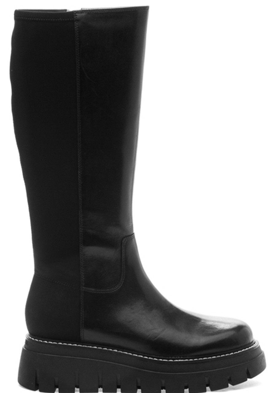 Women J/Slides Boots | Tyrone Boot Black Leather