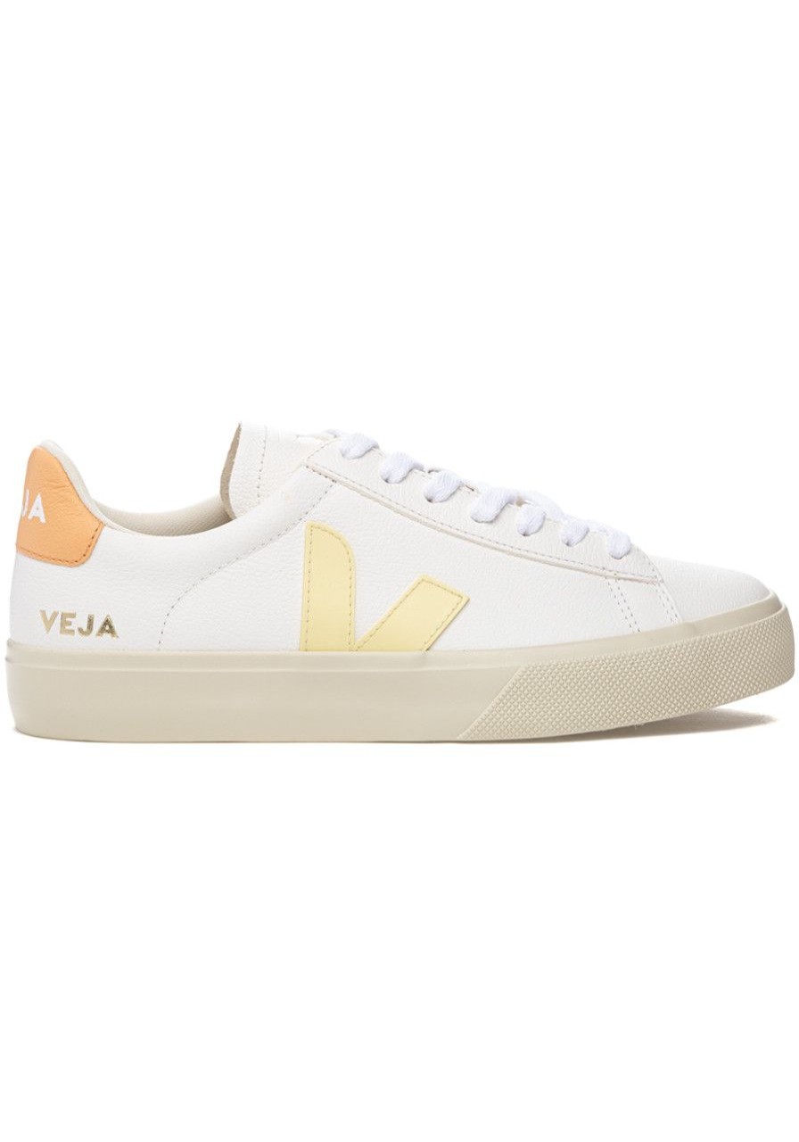 Women Veja Sneakers | Campo Sneaker Extra White/Sun Peach