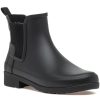 Women Hunter Boots | Original Refined Chelsea Rain Boot Black