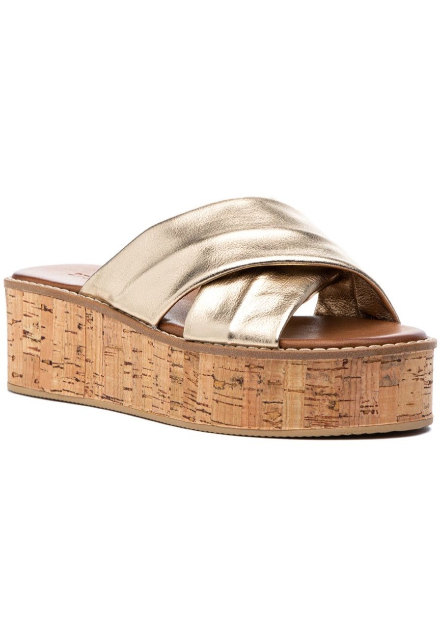 Women 275 Central Sandals | Irving Sandal Gold Leather