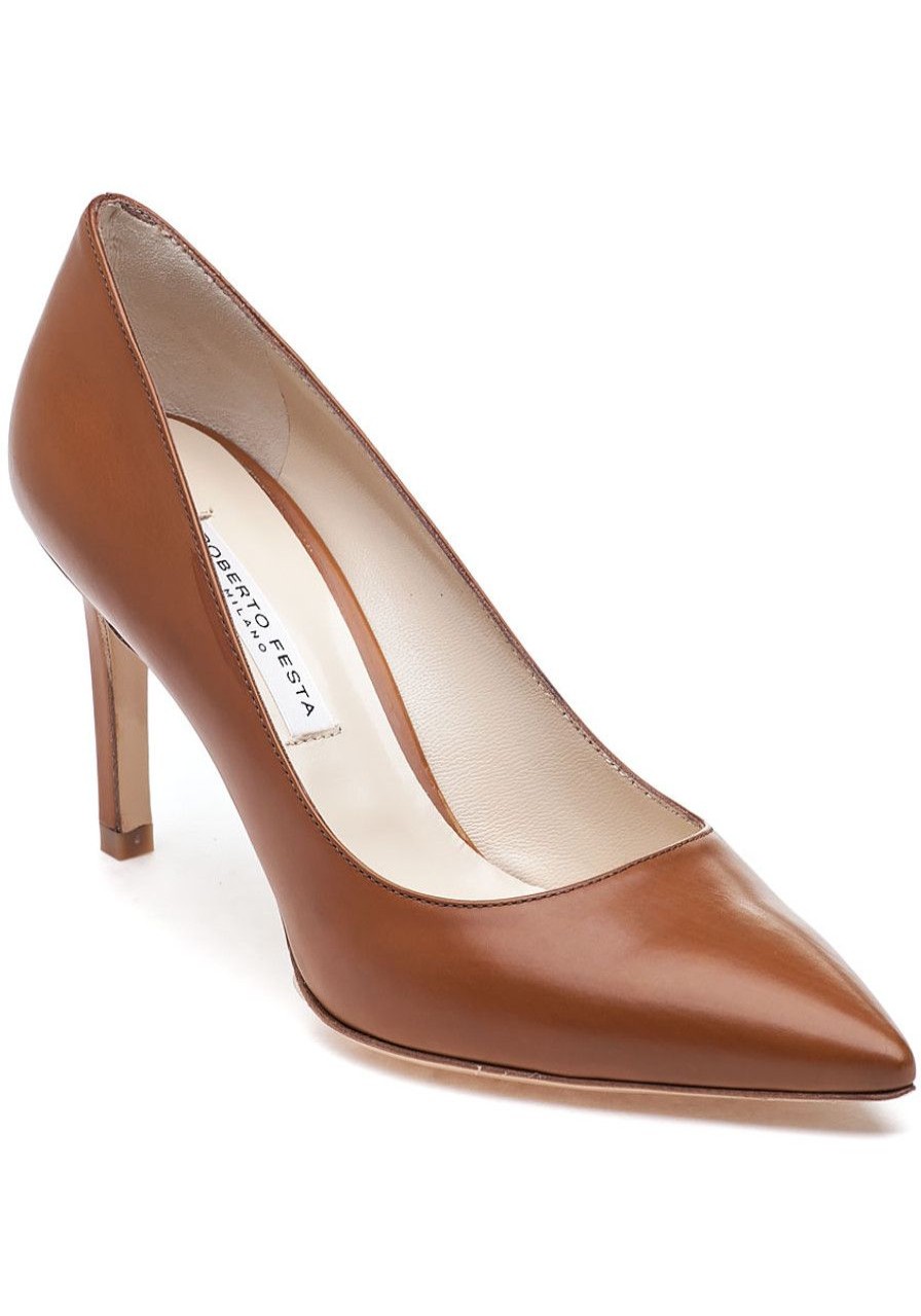 Women Roberto Festa Pumps | 85000 Pump Cognac Leather
