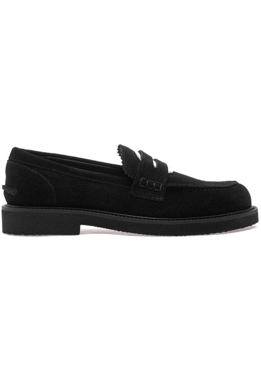 Women 275 Central Loafers & Oxfords | Pia Loafer Black Suede