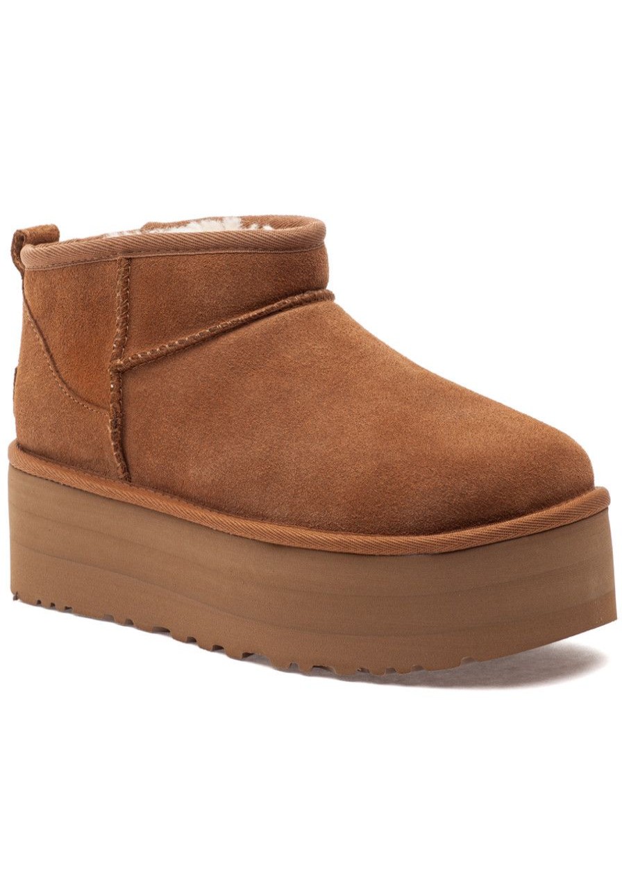 Women UGG® Boots | Classic Ultra Mini Platform Boot Chestnut
