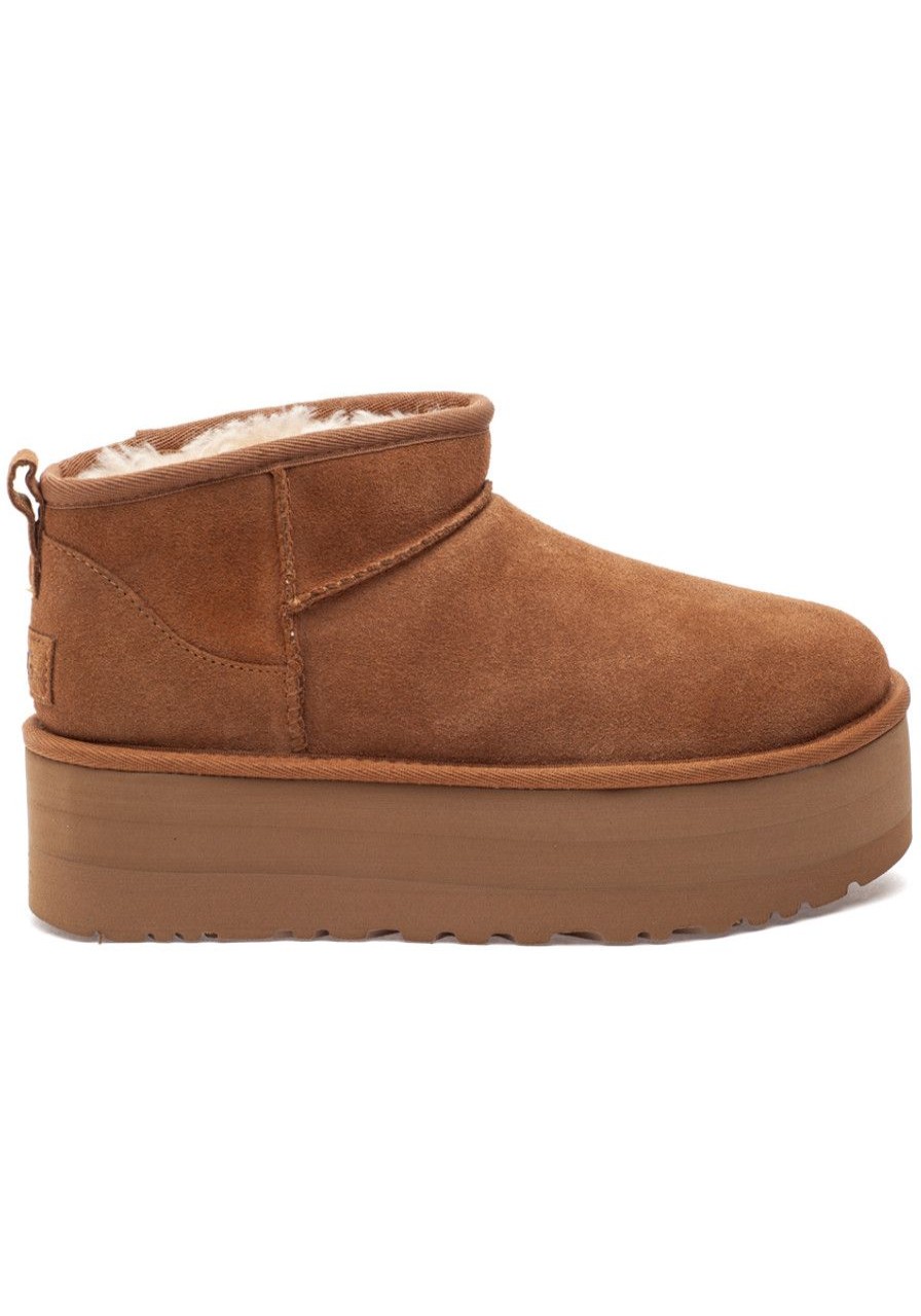 Women UGG® Boots | Classic Ultra Mini Platform Boot Chestnut