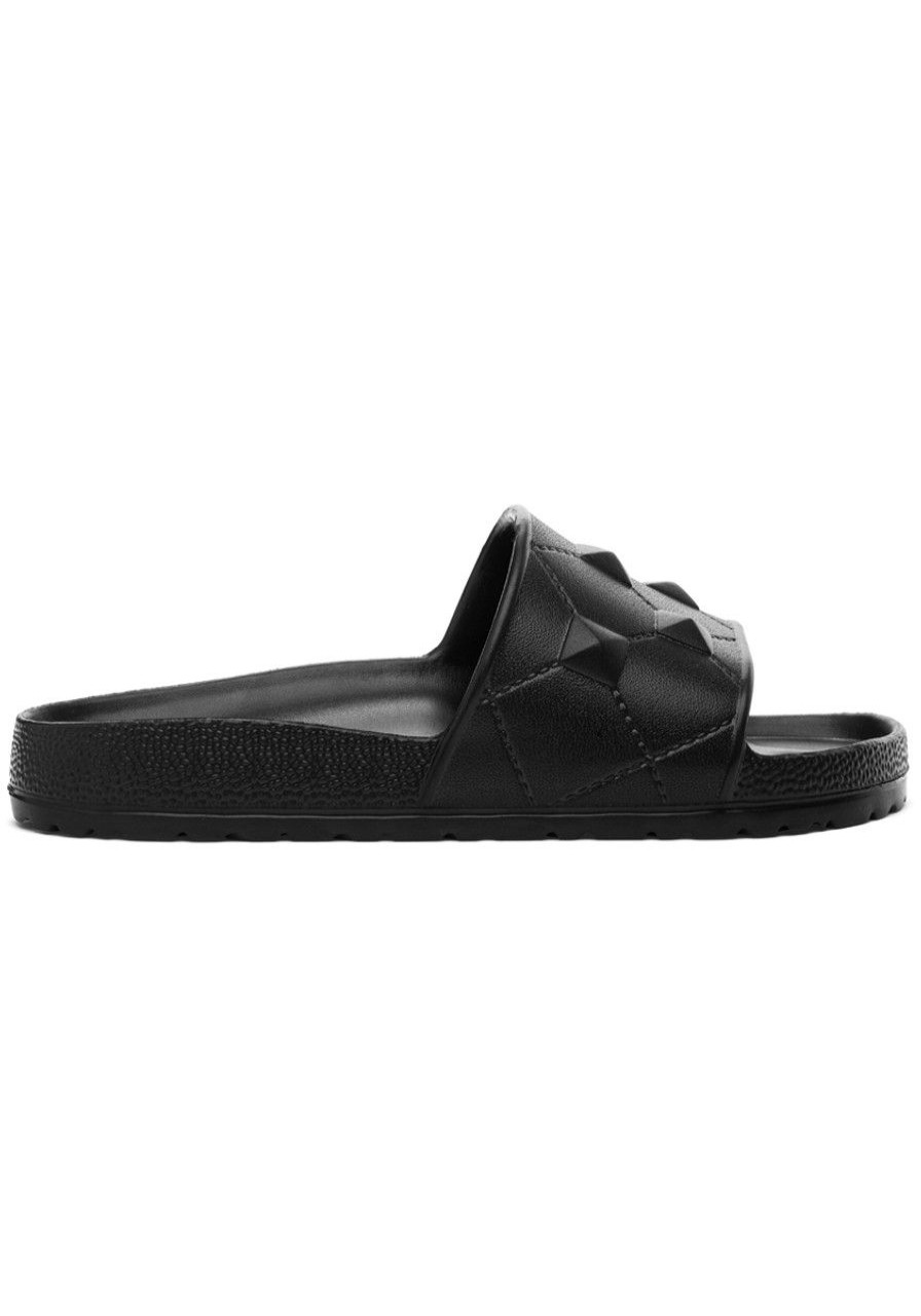 Women 275 Central Sandals | Anthony Sandal Black Rubber