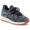 Women Urban Sport Sneakers | Opy Sneaker Black 2-Tone Knit