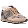 Women Voile Blanche Sneakers | Julia Fur Sneaker Beige/Black