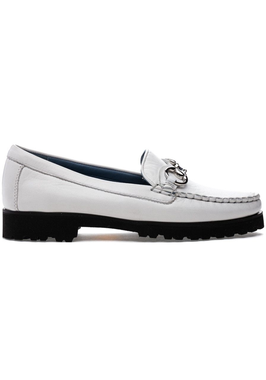 Women Robert Zur Loafers & Oxfords | Soho Loafer White Leather