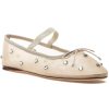 Women Loeffler Randall Flats | Leonie Mary Jane Ballet Flat Cream/Clear