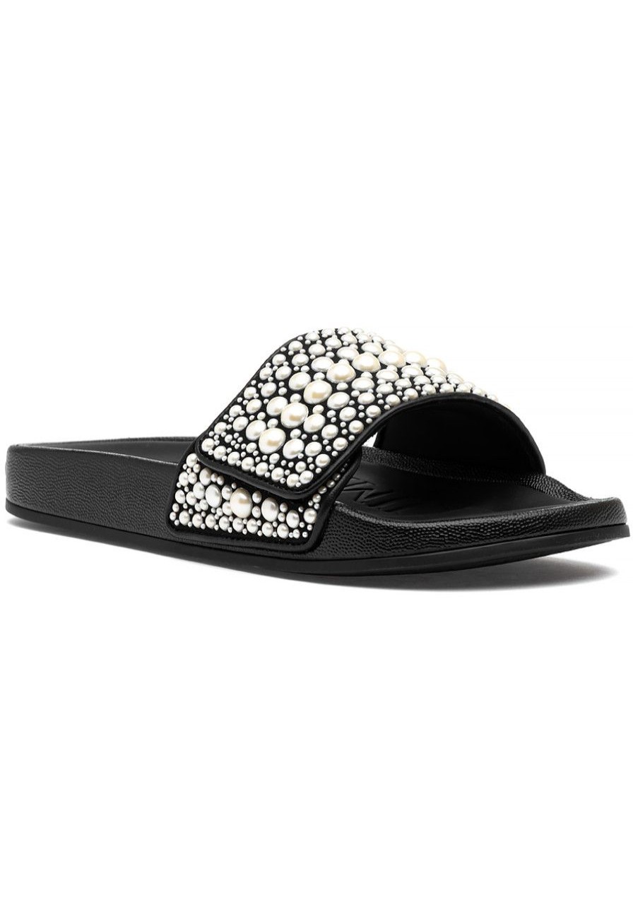 Women Jimmy Choo Sandals | Fitz/F Slide Black