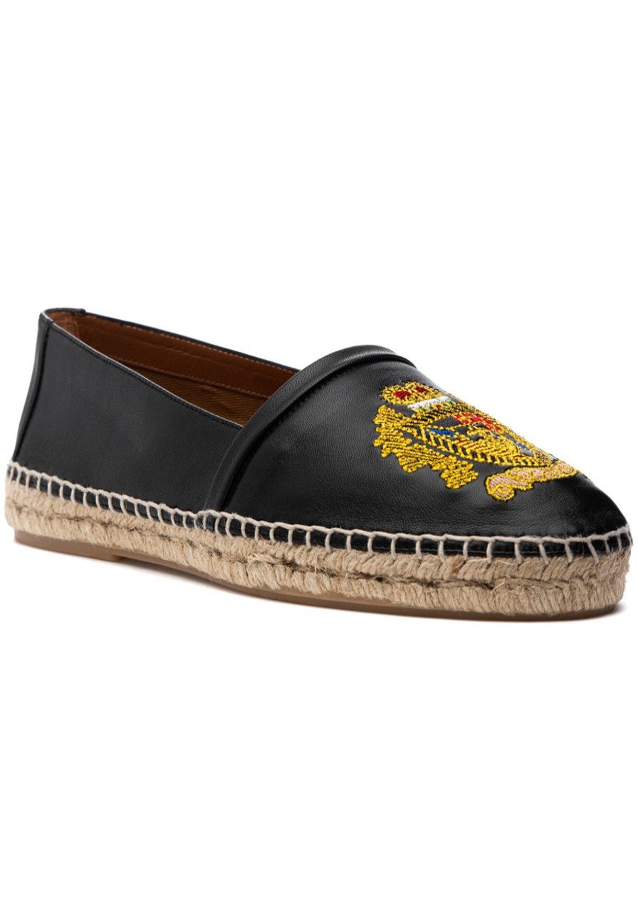 Women Jon Josef Espadrilles | Menorca Espadrille Black Leather