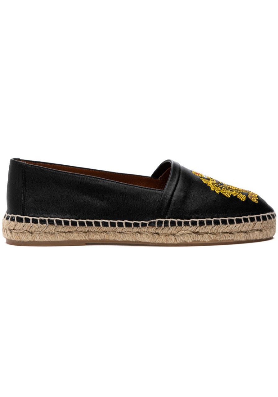 Women Jon Josef Espadrilles | Menorca Espadrille Black Leather