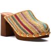 Women 275 Central Mules & Clogs | Saquon Mule Clog Maori Raffia