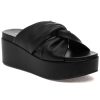 Women J/Slides Sandals | Quinn Sandal Black Leather