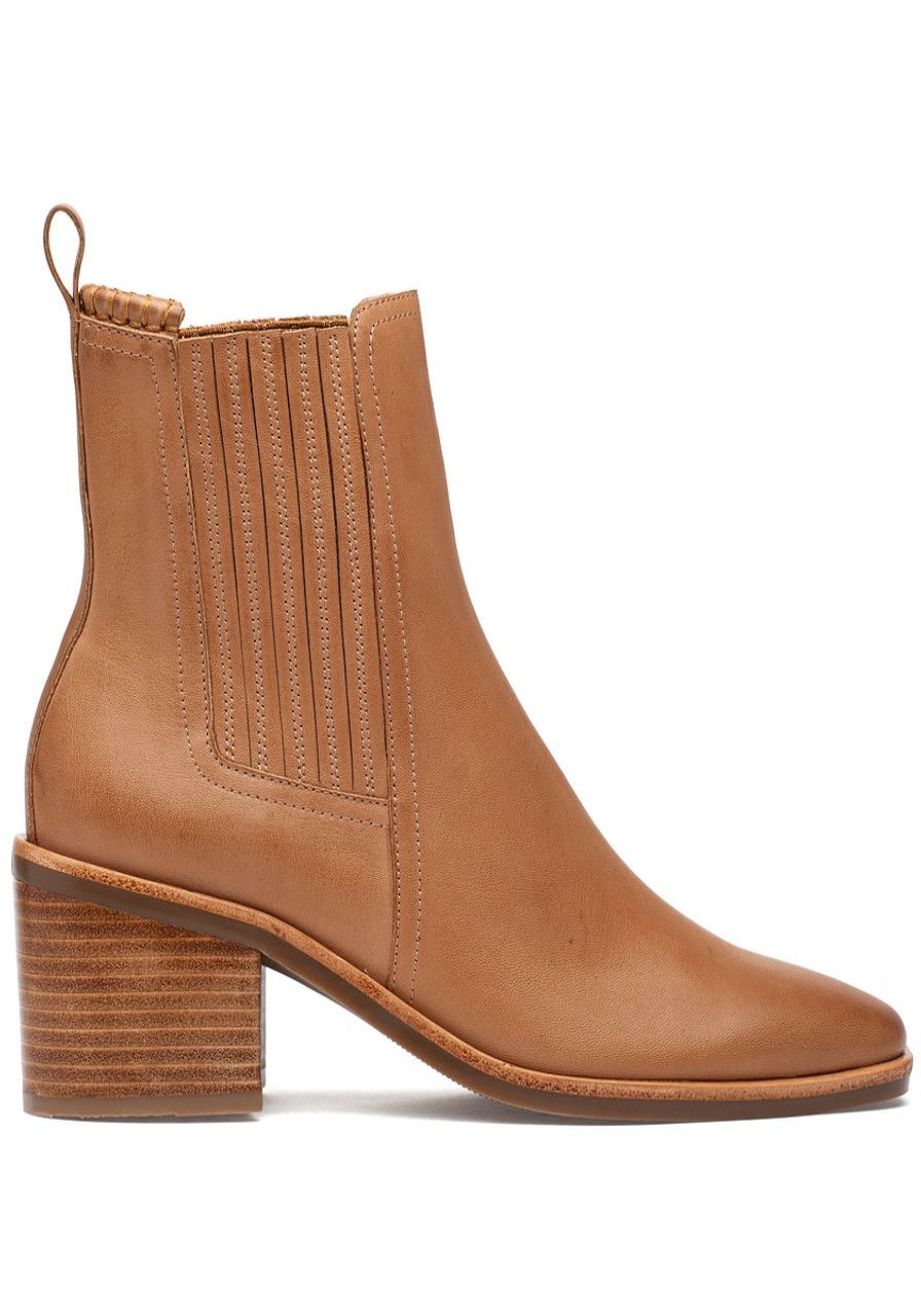 Women Silent D Boots | Naydo Boot Tan Leather