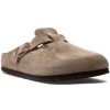 Women Birkenstock Mules & Clogs | Boston Clog Taupe Suede